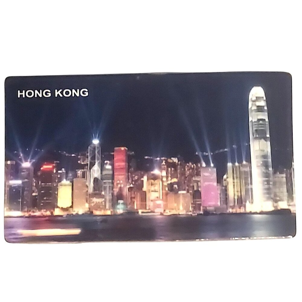 Hong Kong China Nightlife Cityscape Travel Magnet Souvenir